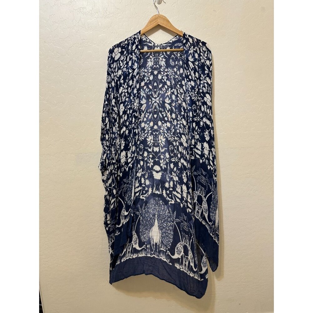 Ruggine‎ Womans Kimono OS Boho Western Festival Hippie Travel Vacay Beachy Pool